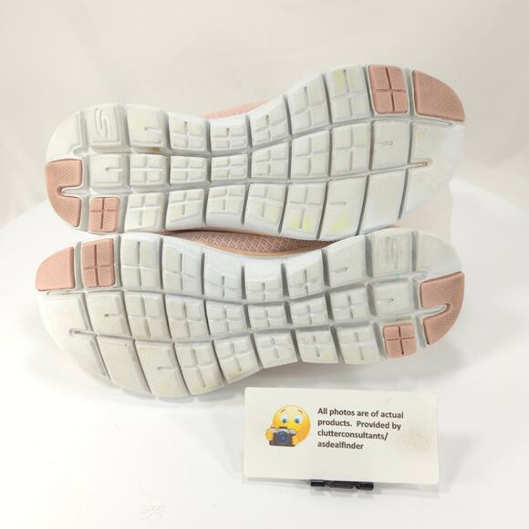 Skechers Flex Appeal 2.0 Athletic Lace Up Running Shoe Womens Size 8 12775 Pink - Picture 9 of 9